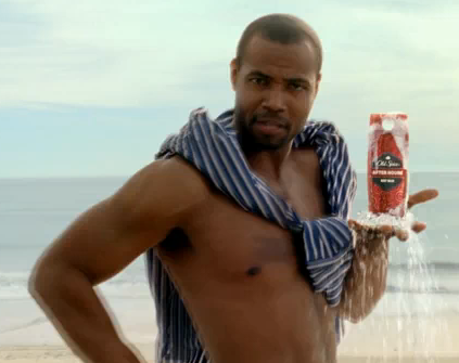 The Old Spice man in the February 2010 ad